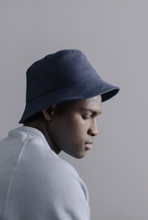 Navy Bucket Hat