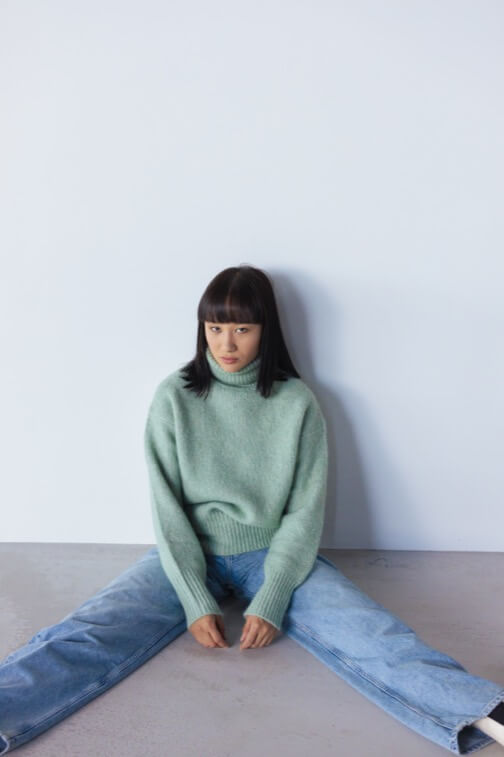 Sage Turtleneck Sweater